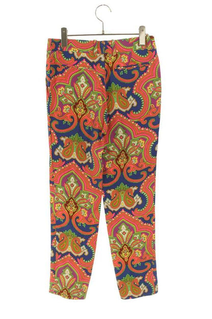 Celine 2 1G14 6040 Paisley Silk Long Pants Women 34