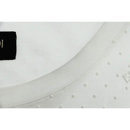 Fendi Pop-up Logo Dot Short Sleeve T-Shirt Fy0936 AH0 J XXL White — view 6