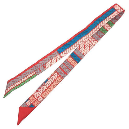 Hermes Twill Doll Tresses Thais Bleu Vif Grenadine Sa