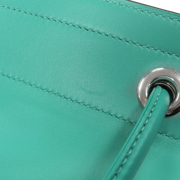 Hermes Shoulder Bag Sac Aline Mini Swift Vert Veron Silver Hardware Green