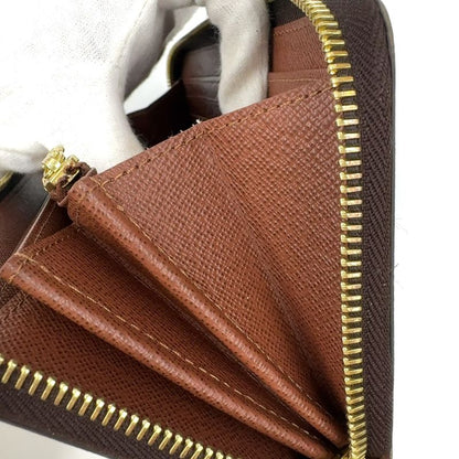 Louis Vuitton Zippy Wallet Monogram RFID Compatible PVC Brown Round Zipper Long