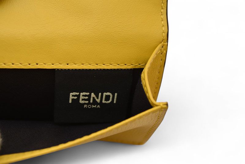 Fendi Wallet Mini Wallet Fendi Trifold Wallet F IS Fendi F IS Fendi 8m0395 SUN
