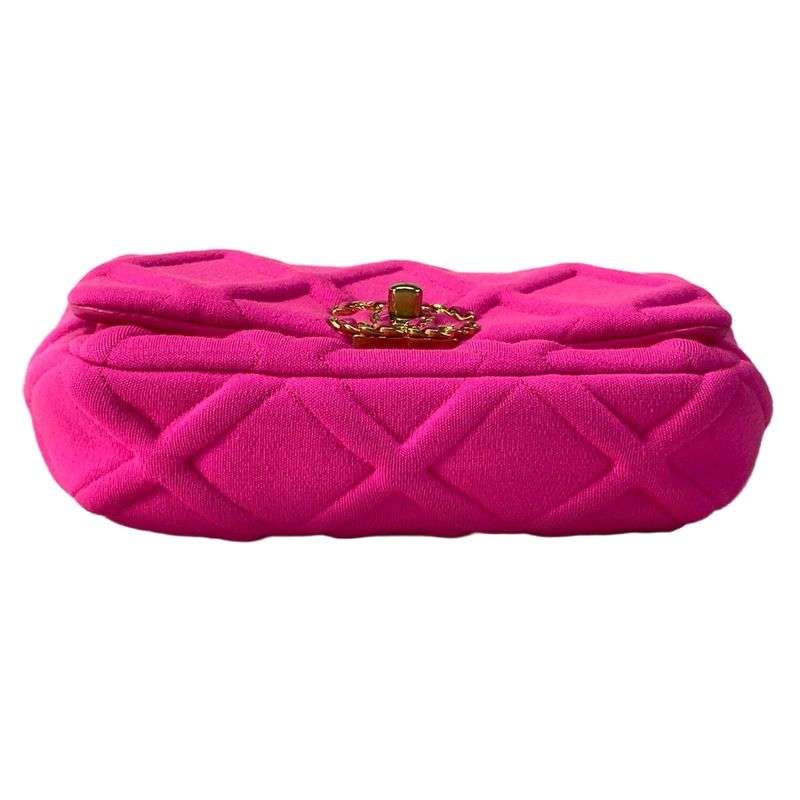 Chanel Waist Pouch Chanel 19 Pink Chain Belt / Flap Bag / 3 Color Hardware