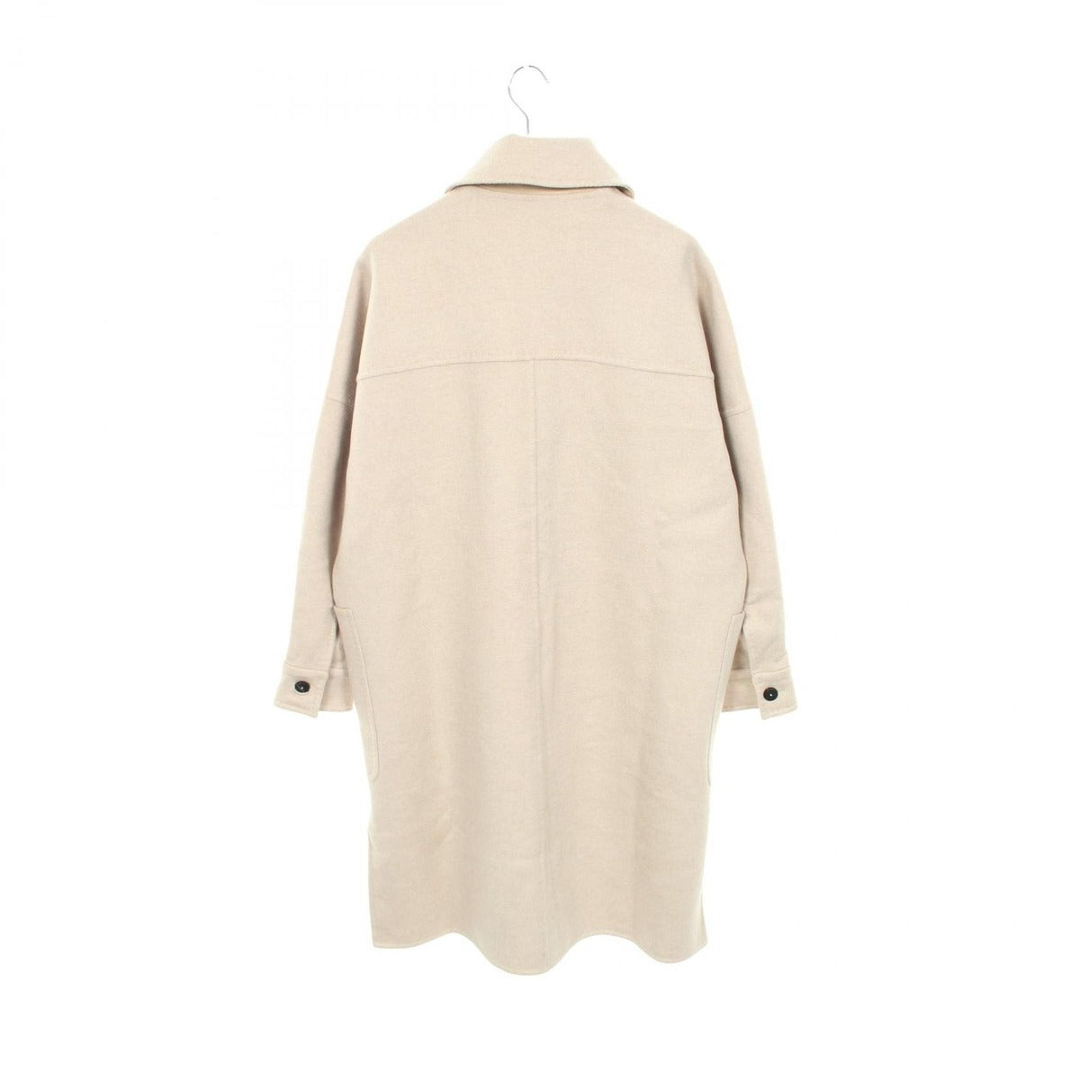 Max Mara Atelier Beige Cashmere Oversized Chemise Coat — view 2