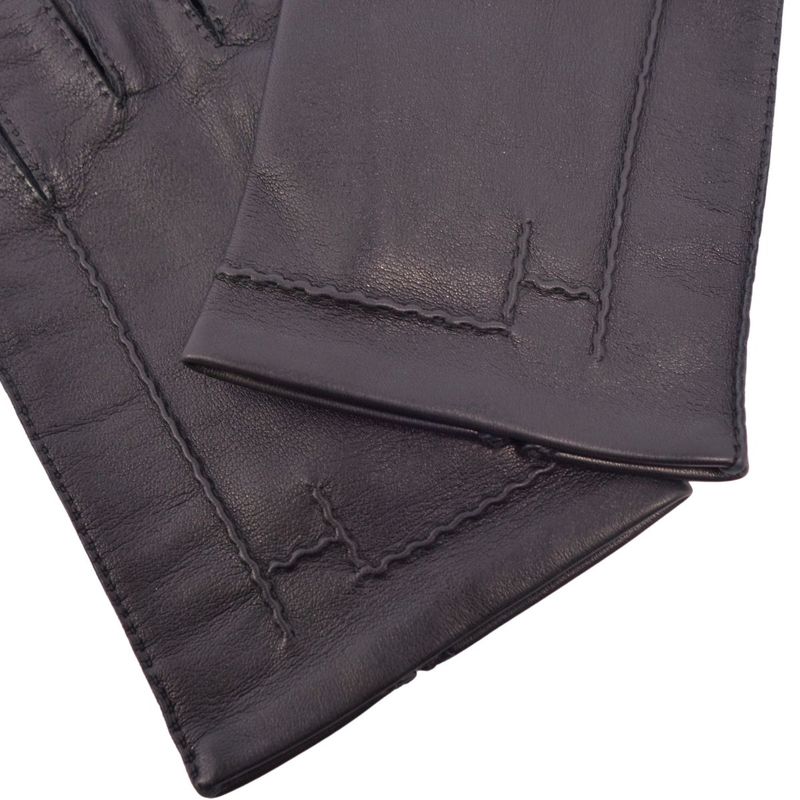 Hermes Gloves H Logo Lamb Leather Men's Fran
