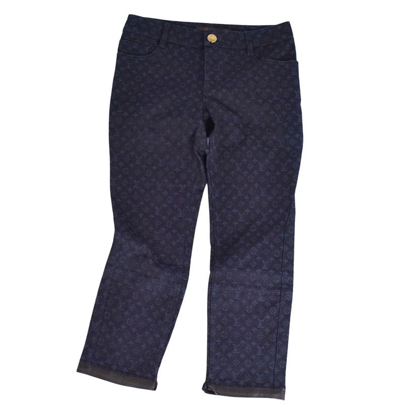 Louis Vuitton Pants Denim Monogram