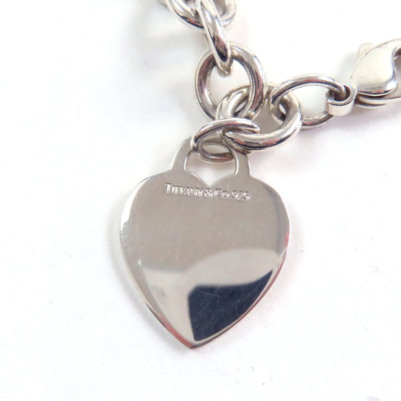 Tiffany & Co Heart Tag Bracelet Accessory Sv925 Silver Weight