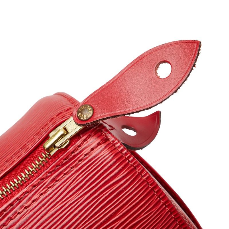 Louis Vuitton Epi Speedy 25 Handbag Mini Boston Bag M59237 Castilian Red