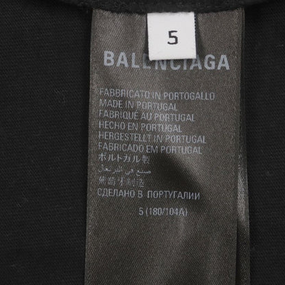 Balenciaga 22AW 712398 Be Different 100% Cotton Unisex Oversized Damaged Crew