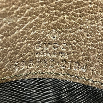 Gucci Ophidia 598662 Sherry Line GG Supreme Bifold Wallet For Women