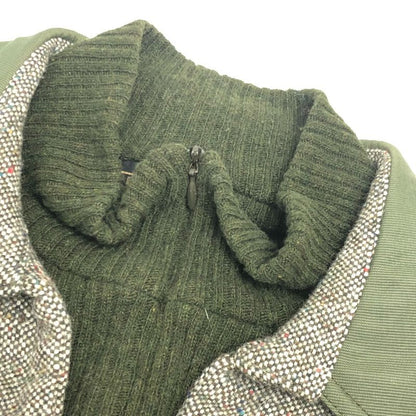 Fendi Dress W Pockets Zip Up Tweed Gray