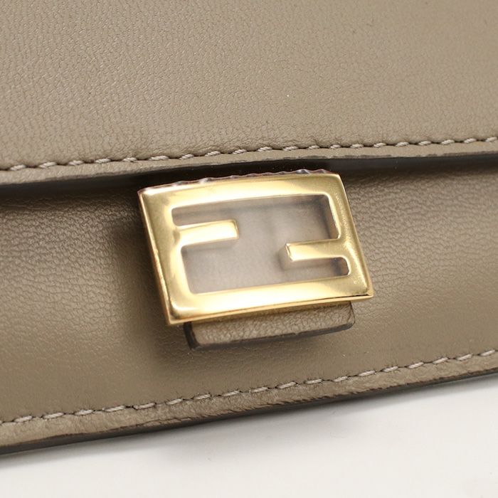 Fendi Card Case Baguette Fe86385 Card Case Leather Card Case Scuff Deuce