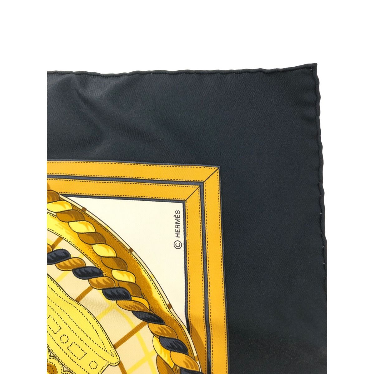 Hermes Silk Scarf Kale Wash Grande Tenue Horse Formal Dress Large Size 90