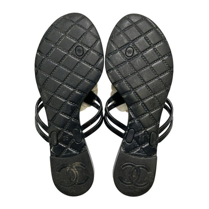Chanel Beach Sandals Camellia — view 6