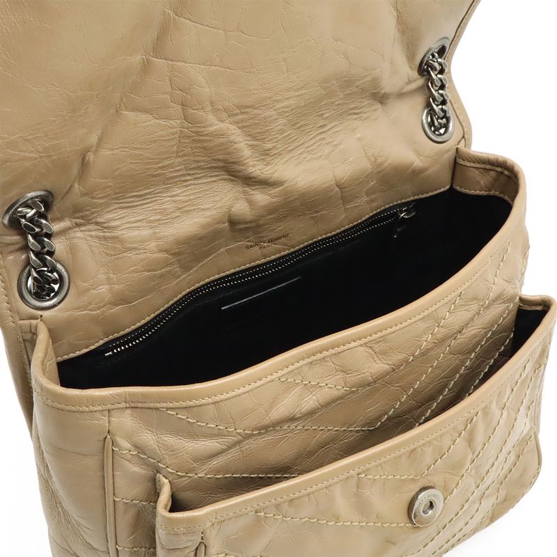 Saint Laurent Paris Yves Saint Laurent YSL NIKI Medium Chain Shoulder V Stitch