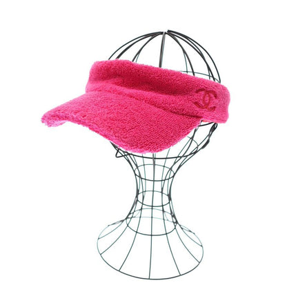 Chanel Pile Sun Visor Pink
