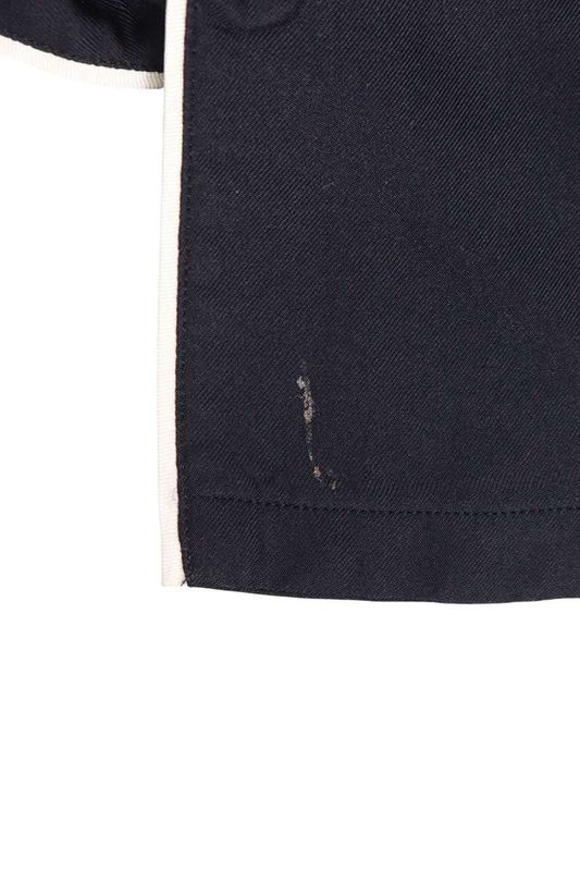 Prada Ucs405 Logo-printed Silk Short Sleeve Shirt Men's L