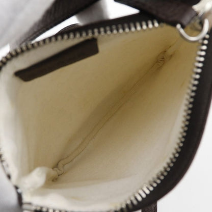 Bvlgari Bulgari Logomania Pochette Canvas And Leather Beige Unisex Shoulder Bag