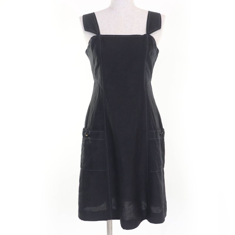 CHANEL Vintage 94P P02832 Silk Blend Linen Coco Mark Jacket And Dress