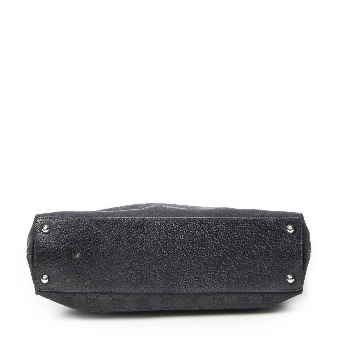 Gucci Small Eclipse Black GG Canvas Shoulder Bag — view 6