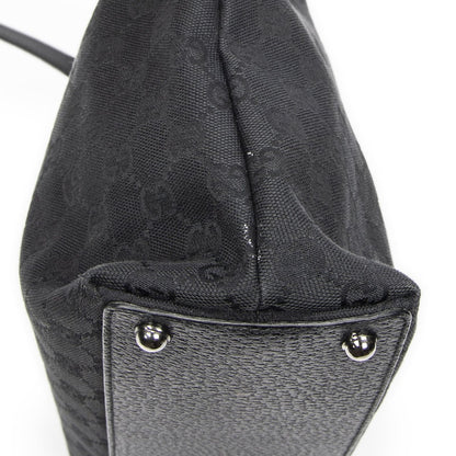 Gucci Small Eclipse Black GG Canvas Shoulder Bag — view 7