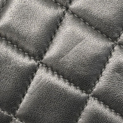 Chanel Shoulder Bag Girl Chanel Lambskin Black Gold Hardware Women