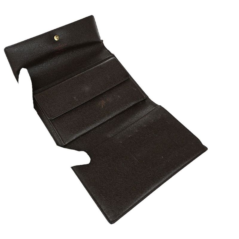 Louis Vuitton 3-set Trifold Wallet Monogram Damier Ebène Leather 04ec192