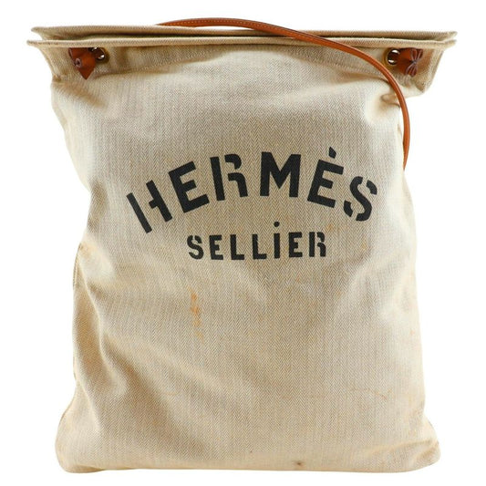 Hermes Aline GM Canvas Beige Unisex Shoulder Bag