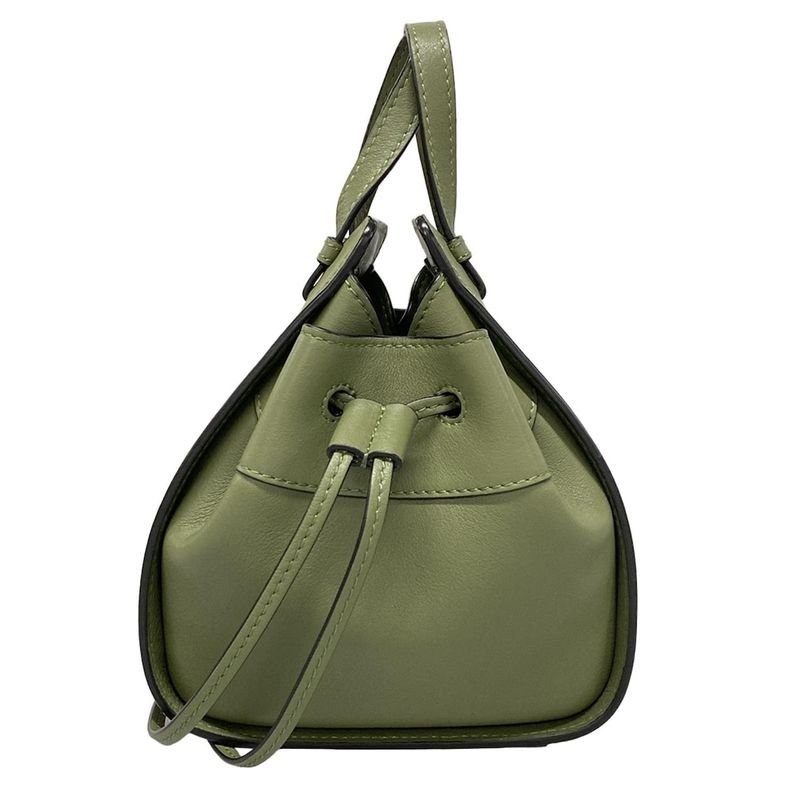 Loewe Handbag Hammock Drawstring Ring Bag Mini Khaki Drawstring Shape