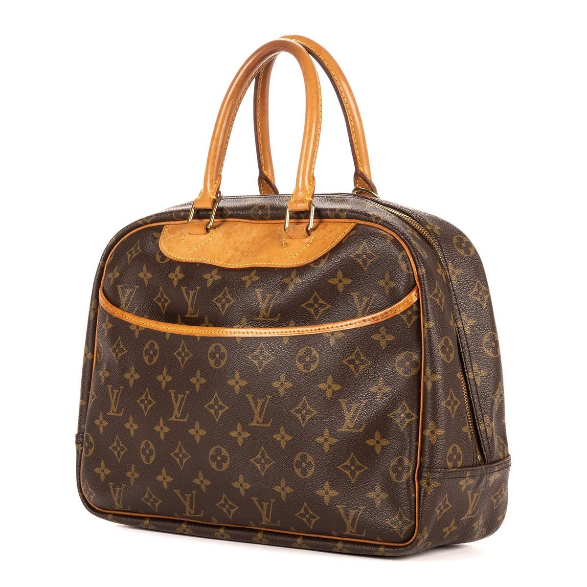 Louis Vuitton Deauville Brown Monogram Canvas Handbag — view 2