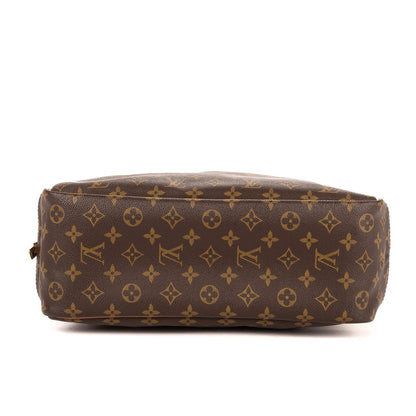 Louis Vuitton Deauville Brown Monogram Canvas Handbag — view 6