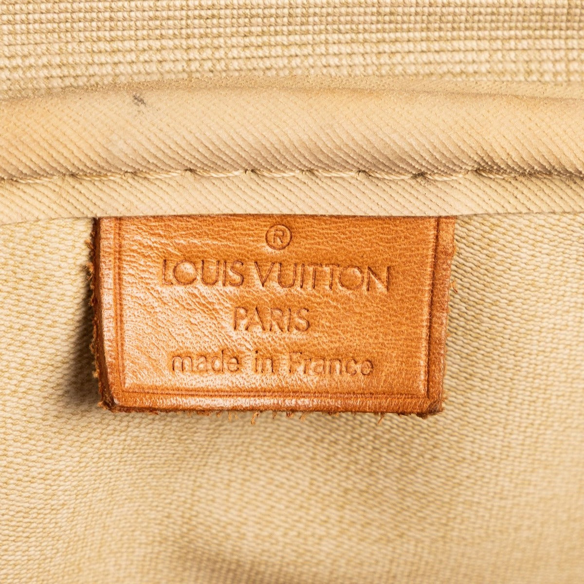 Louis Vuitton Deauville Brown Monogram Canvas Handbag — view 10