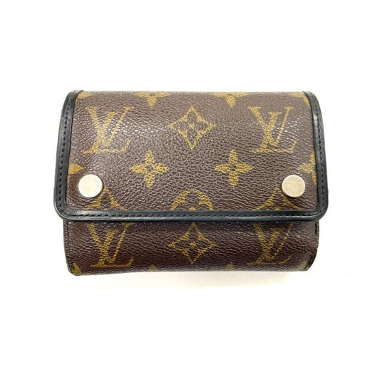 Louis Vuitton Monogram Macassar Portefeuille Compact Trifold Wallet
