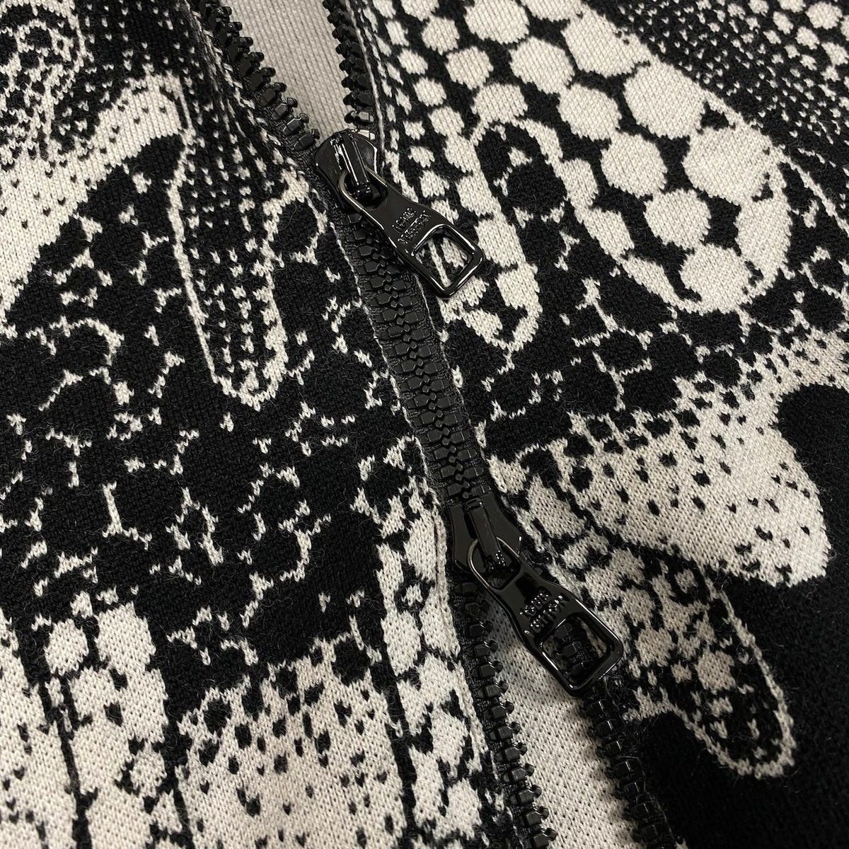 Louis Vuitton Id2 Yayoi Kusama Psychedelic Flour Wool Knit Hoodie Jacket L Black — view 7