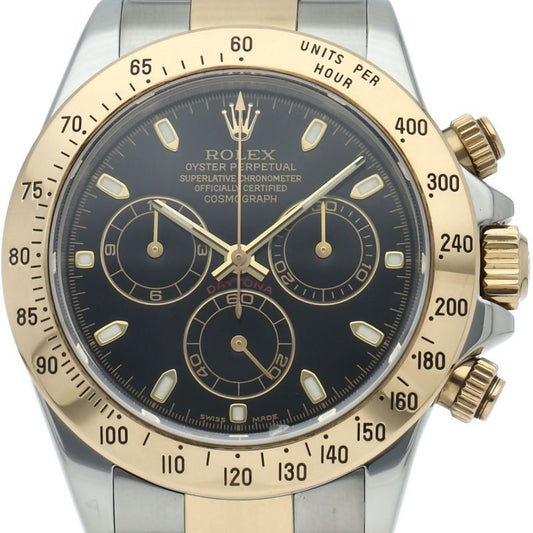 Rolex Cosmograph Daytona Watch Box 18k Yellow Gold SS Black Polished 2