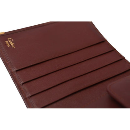 Cartier Fold Wallet Vintage Must de Cartier Bordeaux — view 11