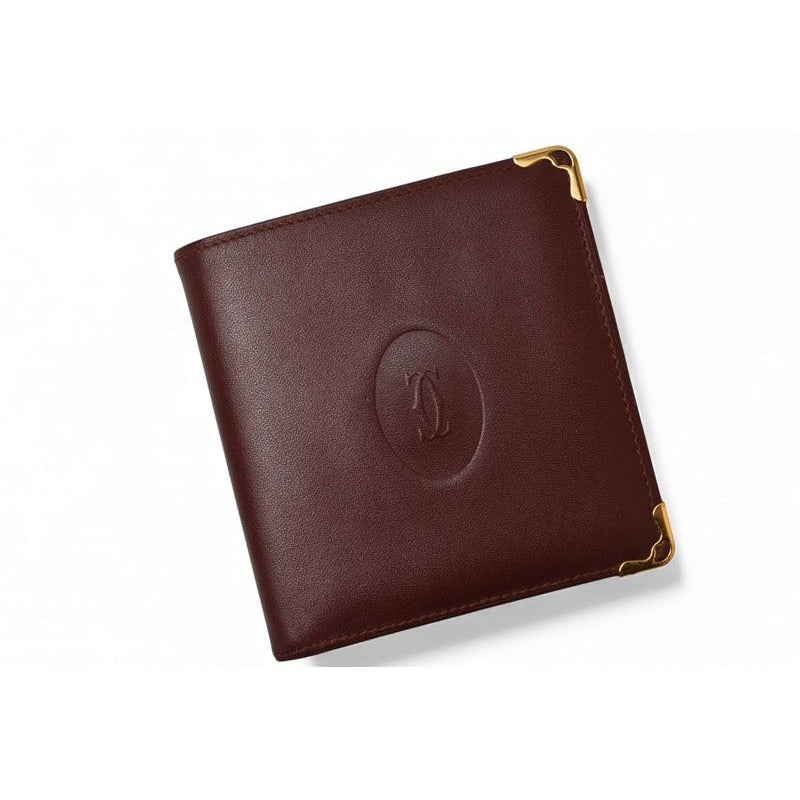 Cartier Fold Wallet Vintage Must de Cartier Bordeaux — view 2