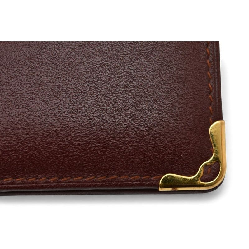 Cartier Fold Wallet Vintage Must de Cartier Bordeaux — view 4