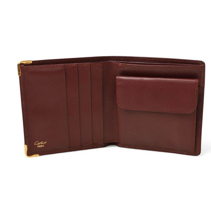 Cartier Fold Wallet Vintage Must de Cartier Bordeaux — view 5