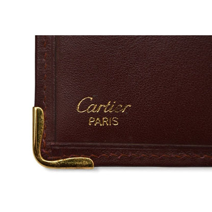 Cartier Fold Wallet Vintage Must de Cartier Bordeaux — view 6