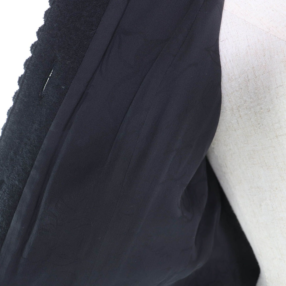 Chanel Wool Jacket Silk Black — view 5