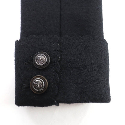 Chanel Wool Jacket Silk Black — view 6