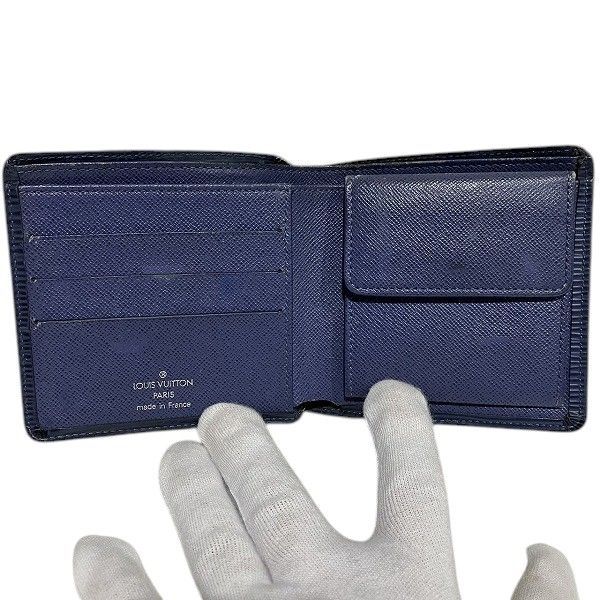 Louis Vuitton Epi Portobier Carte Cles Dimonnet M6354g Bifold Wallet For Men