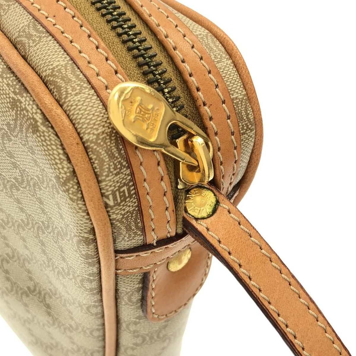 Celine Vintage Bag Handbag Gold — view 7