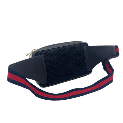 Gucci Soft GG Supreme Sherry Line Leather Dark Gray Black Multicolor Belt — view 2