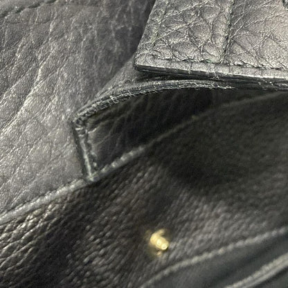 Gucci Bamboo Shopper Tote Bag 323660 Black And Brown Leather