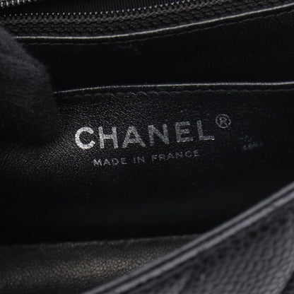 Chanel Shoulder Bag Mini Quilted Black Leather — view 4