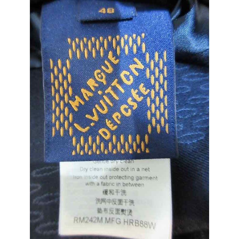 Louis Vuitton Jacket Wool Navy — view 4