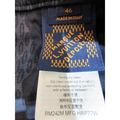 Louis Vuitton Jacket Wool Navy — view 8