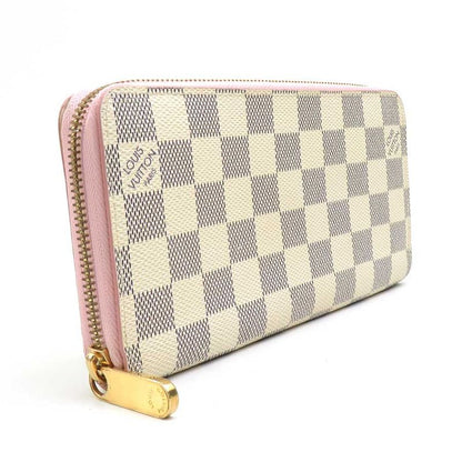 Louis Vuitton Round Zipper Long Wallet Damier Azure Zippy Wallet